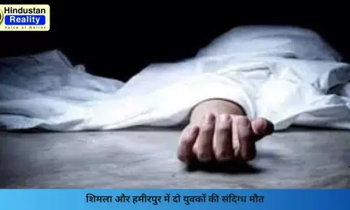 Himachal News: शिमला और हमीरपुर में दो युवकों की संदिग्ध मौत